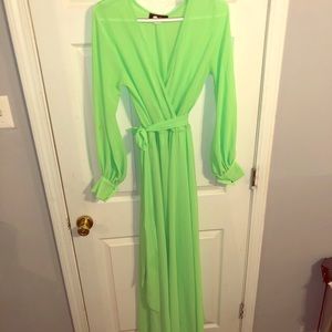 Neon Green Dress